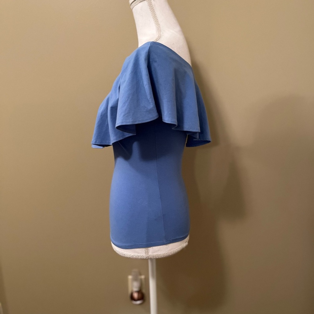 Free People Off Shoulder Ruffle Top - Picture 3 of 4